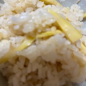 破竹の筍ご飯